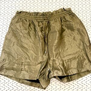 Zara gold boxer shorts